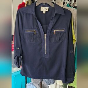 Joseph Ribkoff Navy Blue Women's Top